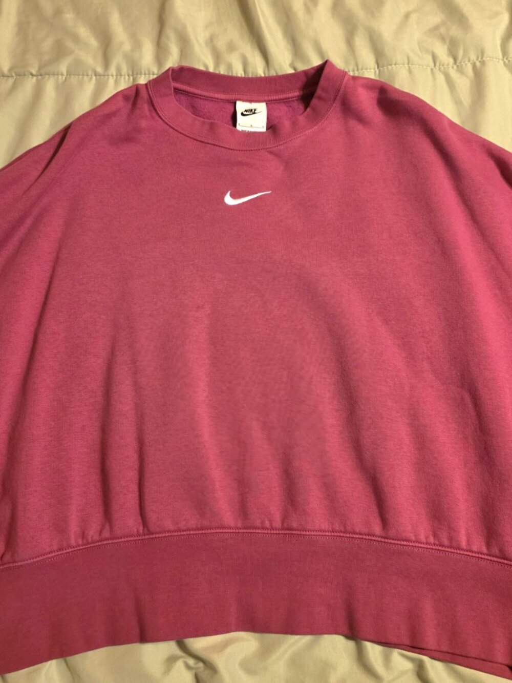 Nike Phoneix cropped baggy sweatshirt